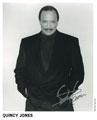 Quincy Jones signed autographs